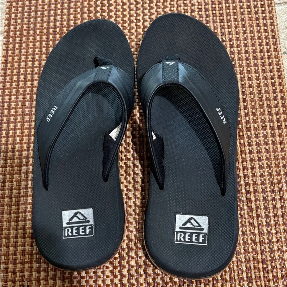 Reef Classic Black Sandals-Size 9